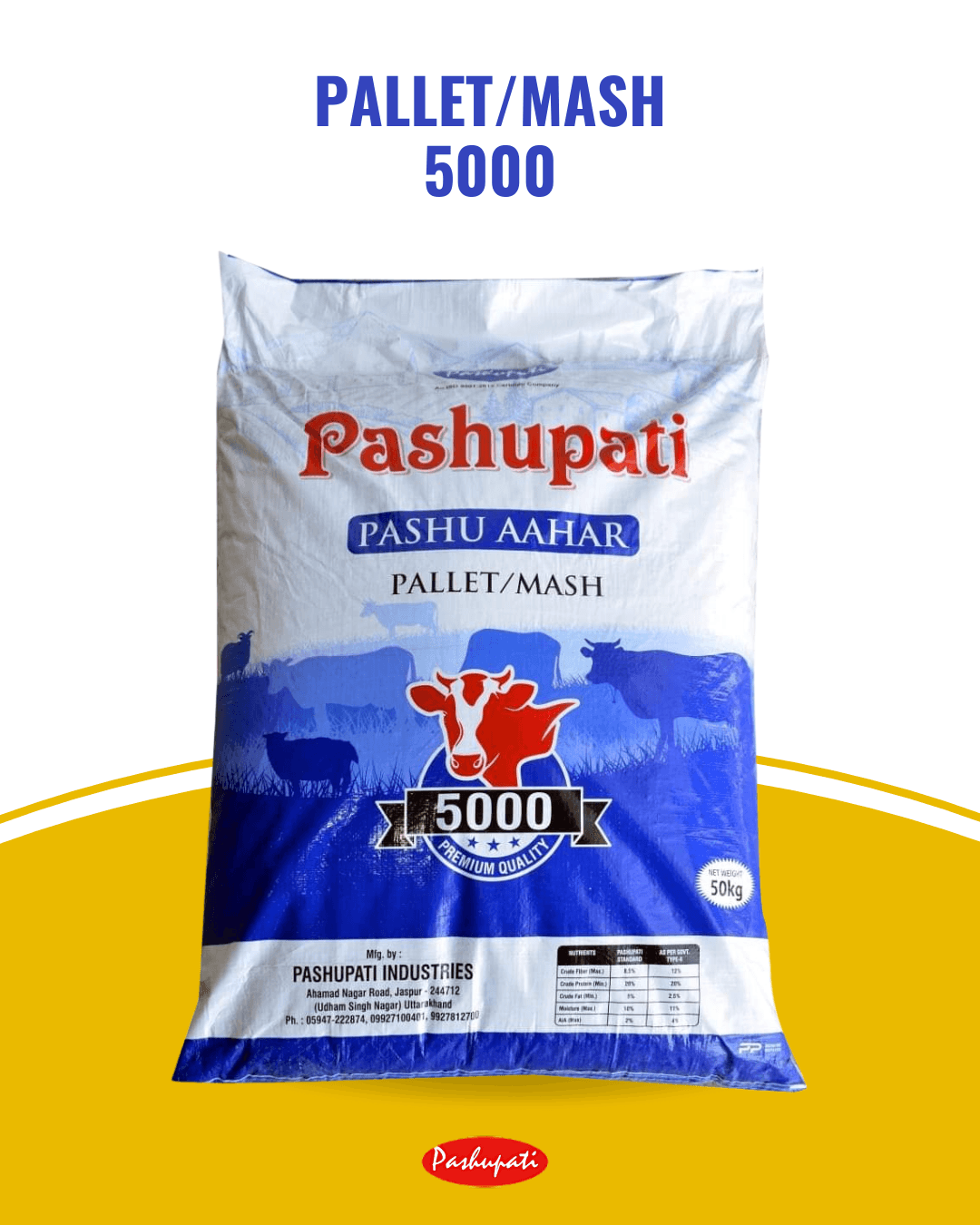 5000 Pallet  Cattle Feed