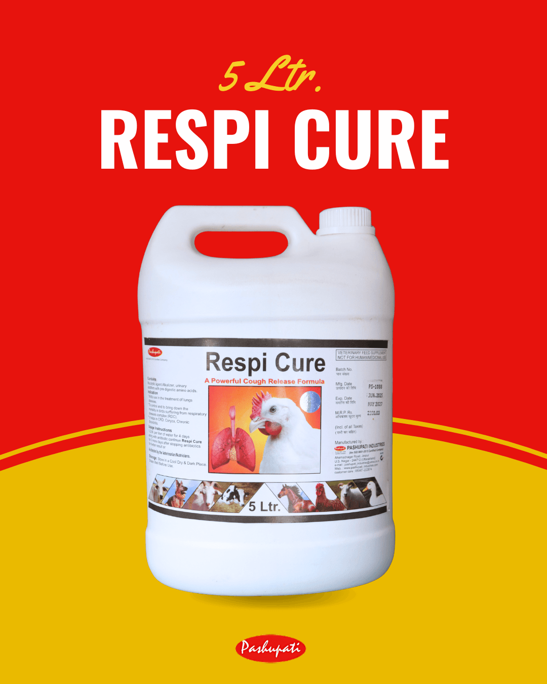 Respicure Poultry Feed Supplement 1L