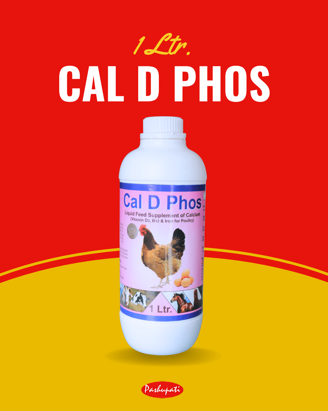 Cal D Phos Forte Poultry Feed Supplement 1L