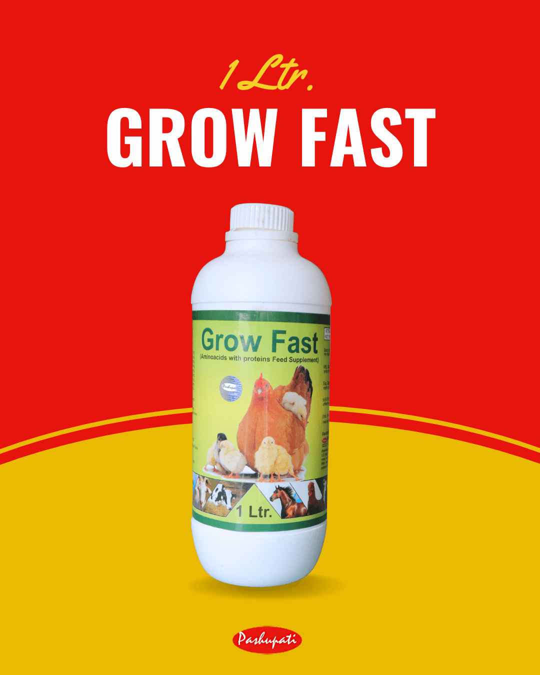 Grow Fast Poultry Feed Supplement 5L